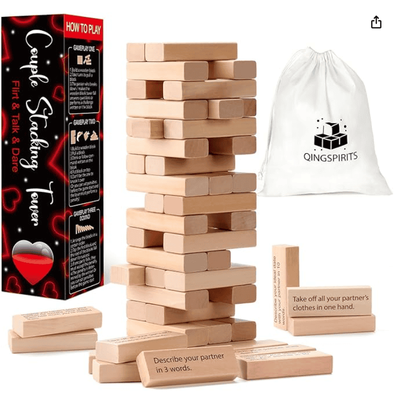 Love Tower – A Romantic Game for Couples❤️🔥 (Beige)
