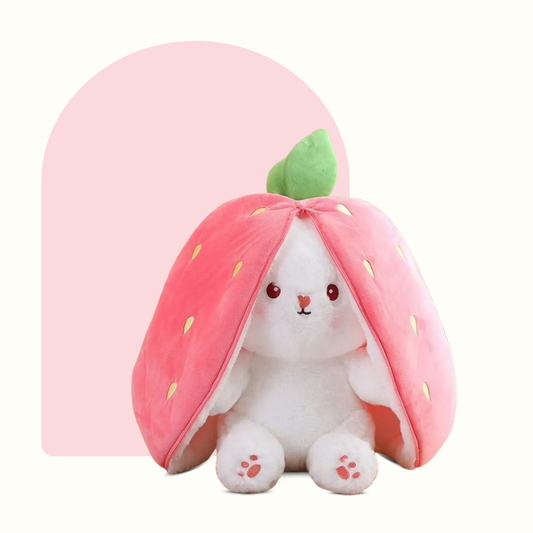 Strawberry Bunny Plush Toy