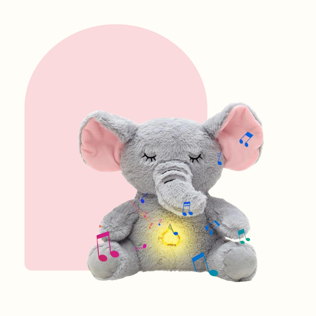 Calm Breathing Elephant Plush