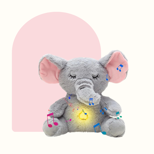 Calm Breathing Elephant Plush