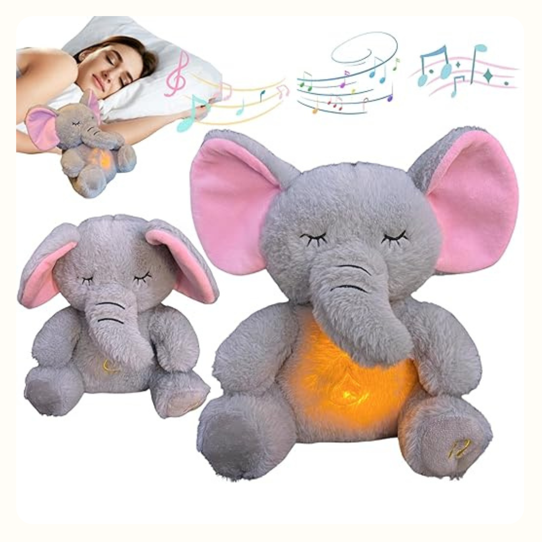 Calm Breathing Elephant Plush