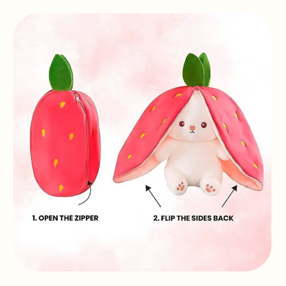 Strawberry Bunny Plush Toy