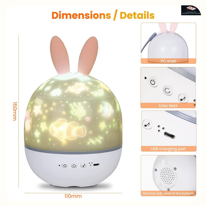 Starry Dreams Galaxy Projector(18 Projections)