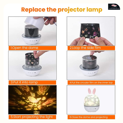 Starry Dreams Galaxy Projector(18 Projections)