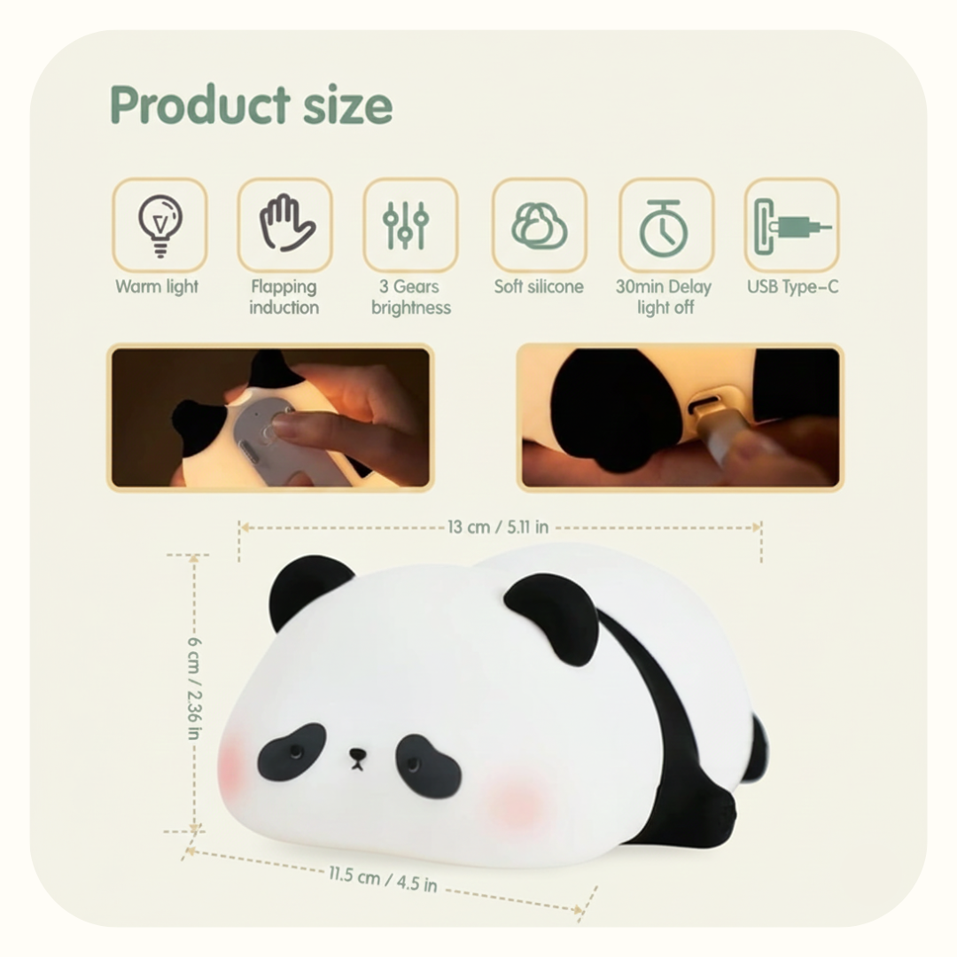 Soft Touch Bear Night Lamp