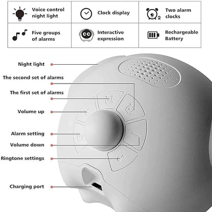 EmotiGlow Digital Alarm Clock