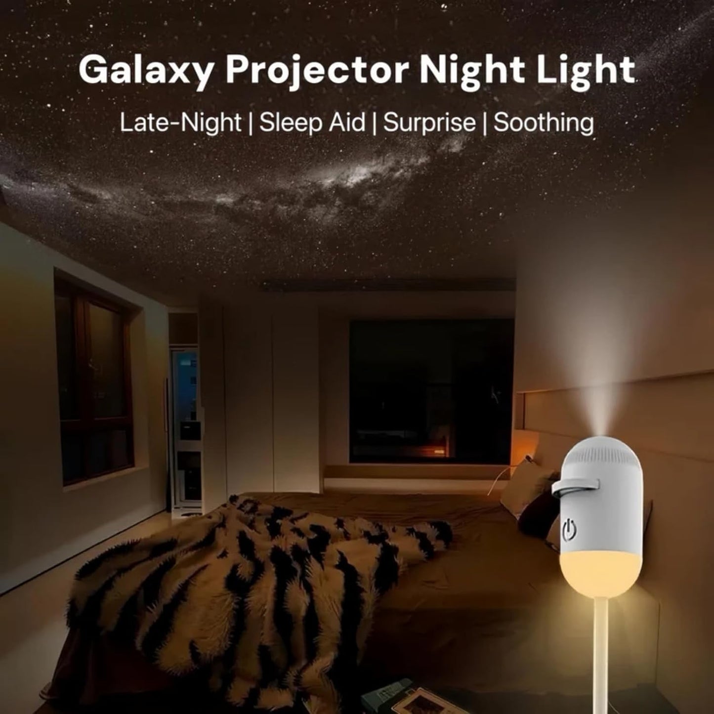 Zelo Glow Sphere Night Projector Lamp