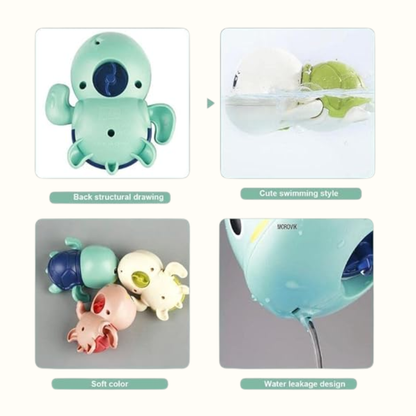 Turtle Splash Wind-Up Bath Toy